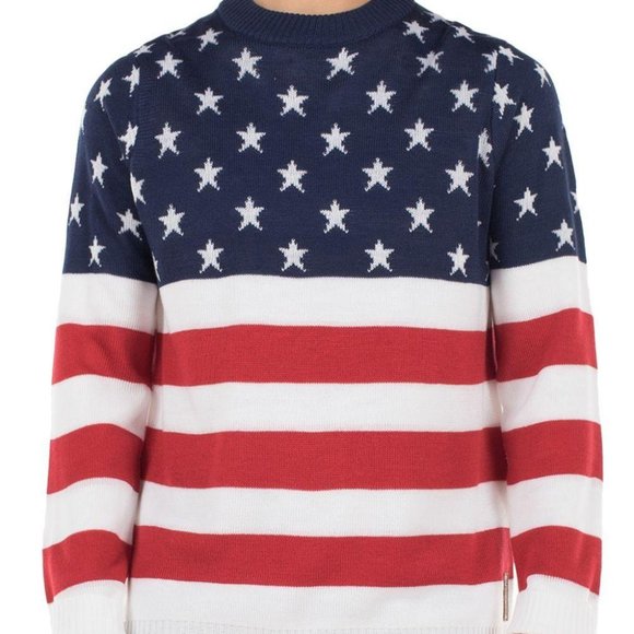 Tipsy Elves Other - Men’s American Flag Sweater NWT